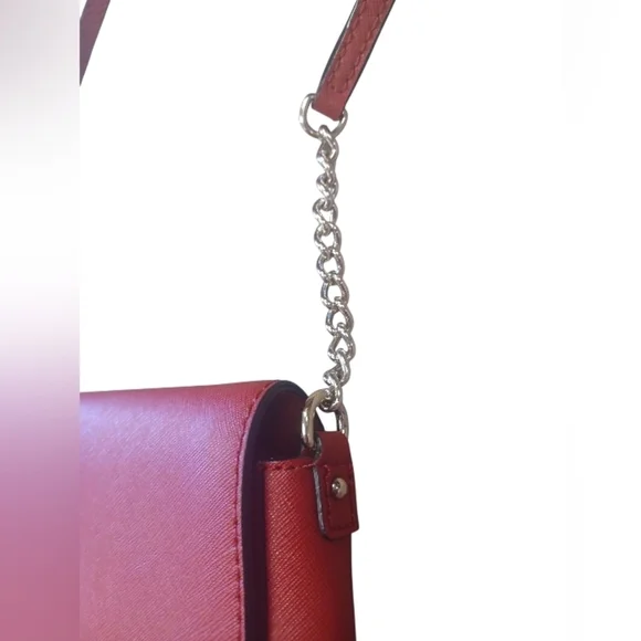 Kate Spade Cove Street Dody Purse Crossbody Red Leather EUC - Picture 9 of 10